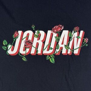 Nike Air Jordan Sorry Rose City '92 Graphic Men T-Shirt Black Size Medium